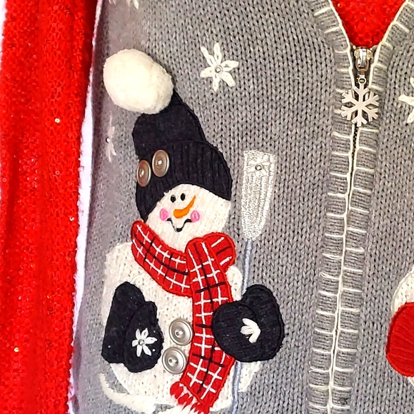 Vintage Ugly Christmas Vest - Picture 2 of 6